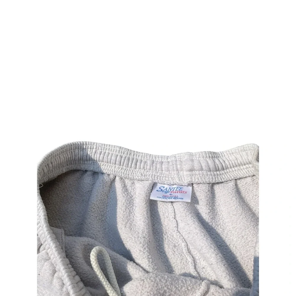 Vintage Michigan State Spartans Sweat Shorts Gray Grey Med MSU Santee Sweats XL